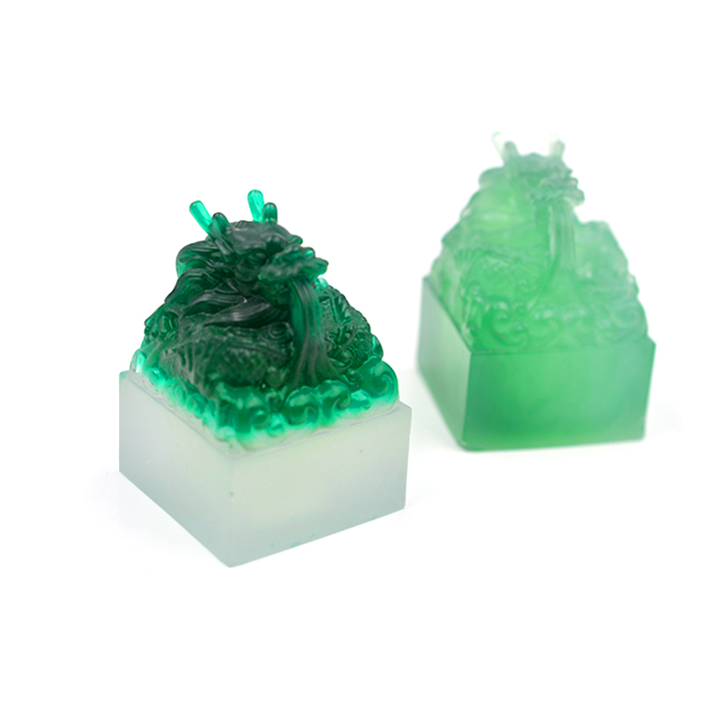 Imperial Jade Seal Molds Silicone Crafts Chinese Culture Style Moldes De Silicona Para Resina Epoxi