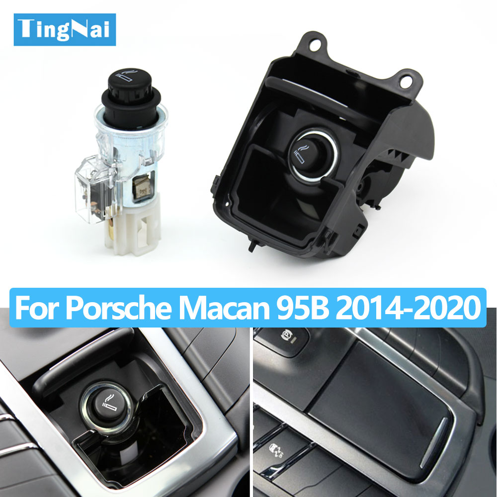 Car Central Console Ashtray Box Liner Case For Porsche Macan 95B 2014 2015 2016 2017 2018 2019 2020 95B857311,95B857273