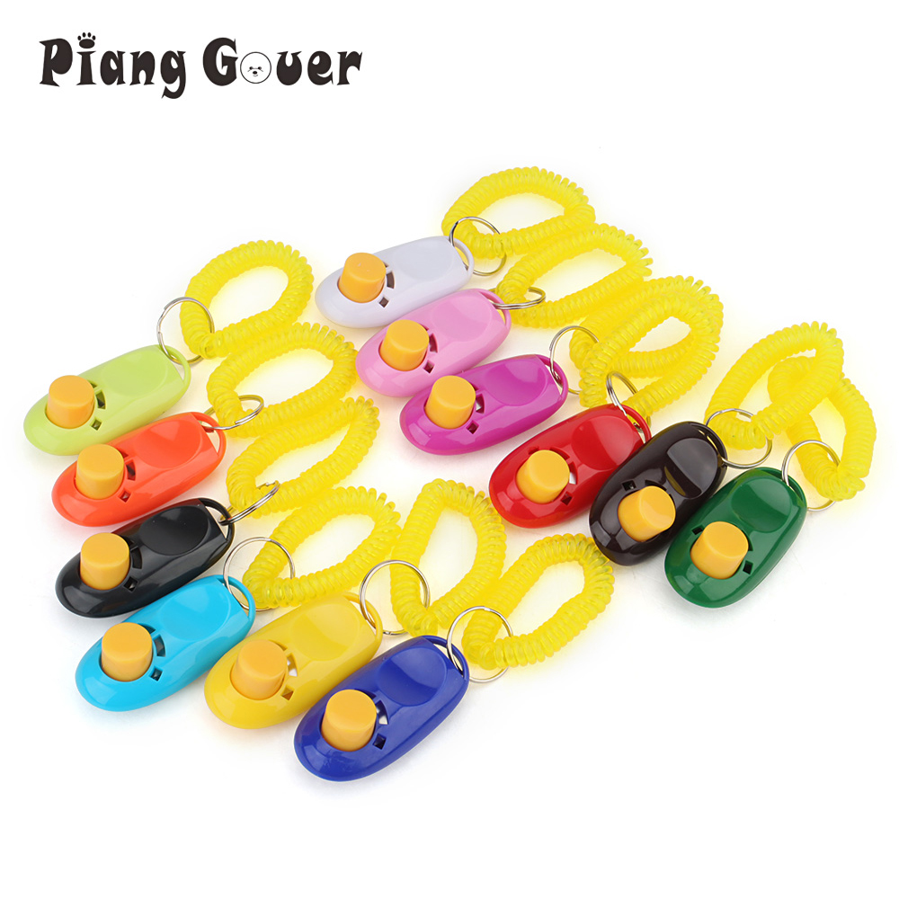 Pet Clicker Toys Dog Tranining Clicker Obedience Key Chain Accessories Cat Training Trainer