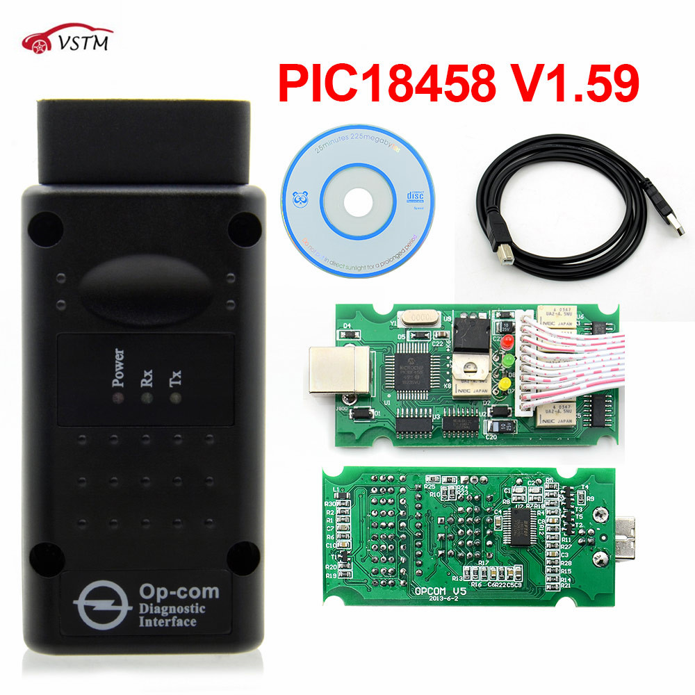 OPCOM 1.65 1.70 V1.78 1.95 1.99 For Opel Diagnostic Scanner OP COM V1.59 CANBUS OP-COM OBD2 super scanner