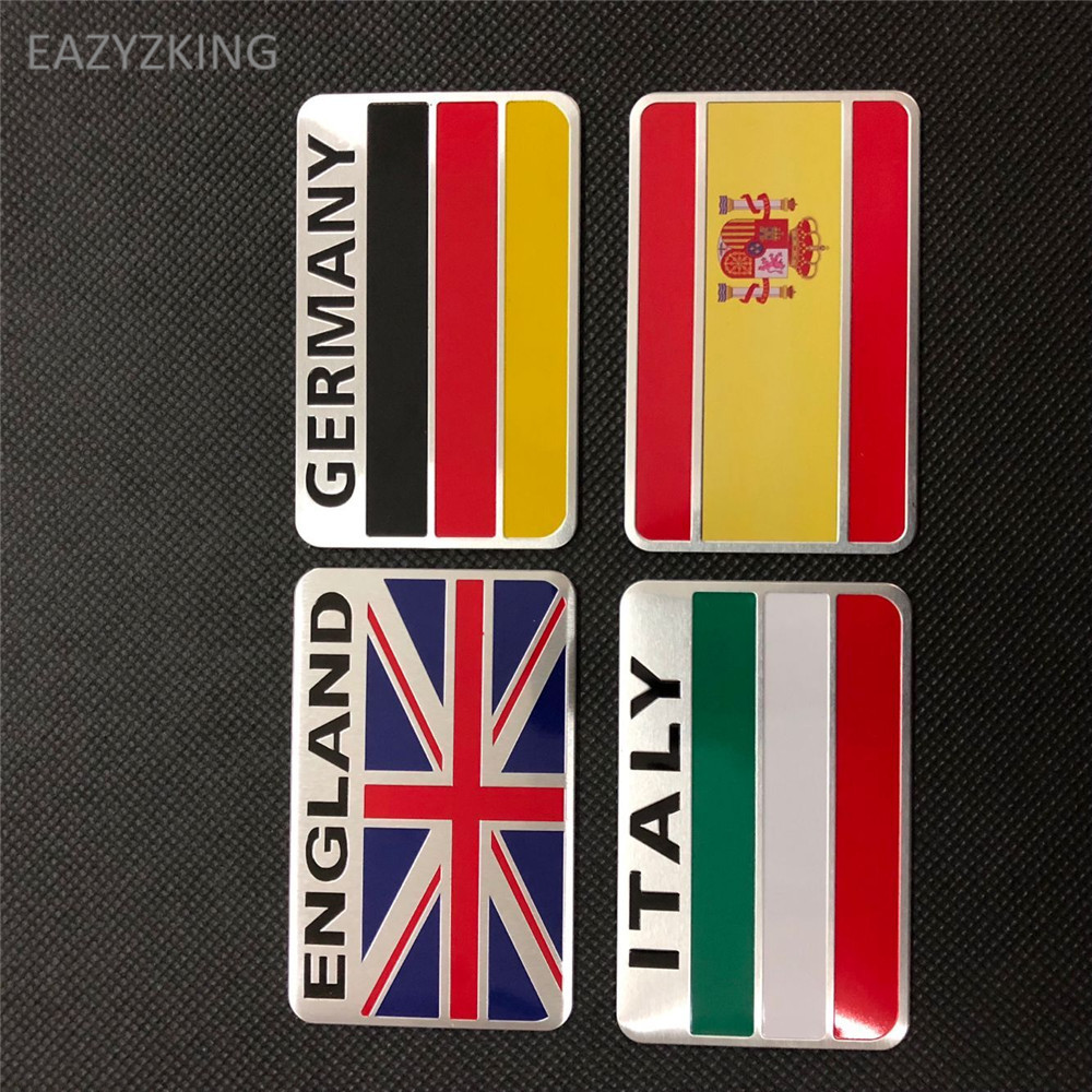 EAZYZKING Car-Styling National Flag Stickers for Land Rover Range Rover Evoque Freelander Discovery