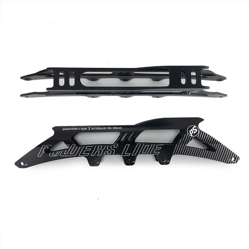 Powerslide Speed Skate Frame V-type 4 or 3 Wheels Mutiple Use Inline Speed Skates Chassis Racing Slalom FSK Roller Skating Base