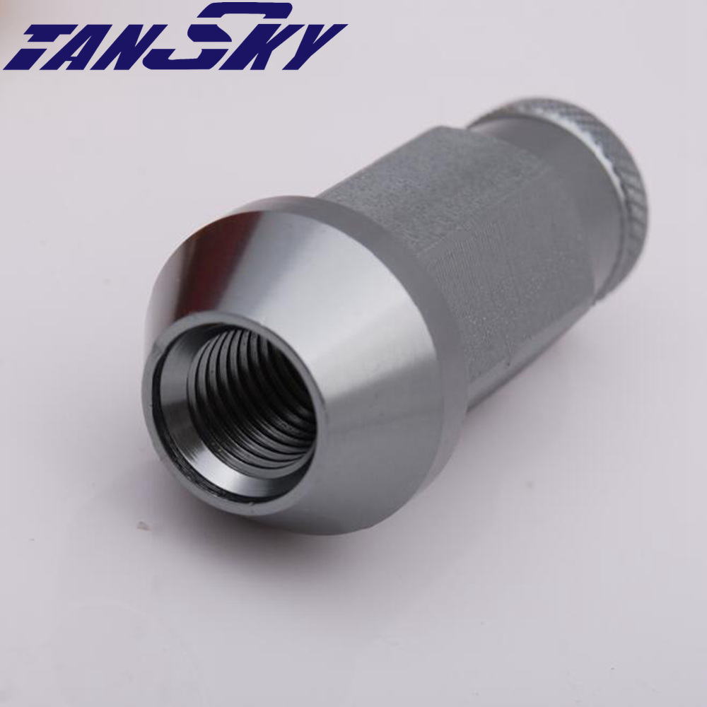 D1spec Racing jdm Billet Aluminium Car Wheels Rims Wheel Lug Nuts M12X1.5 Or M12X1.25, L:52mm 20PCS/SET 650NUTS-L