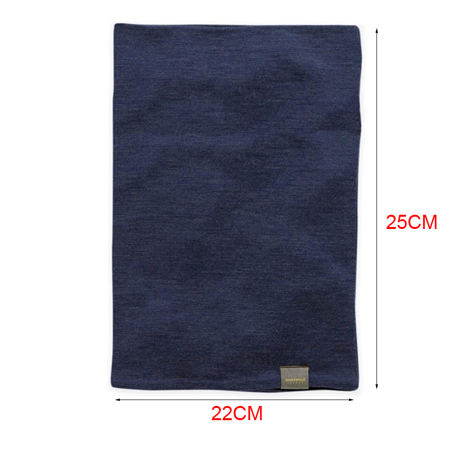 Kids Merino Wool Ski Neck Gaiter& Bandana For Women 100% Merino Wool Neck Gatier Ring Wrap 2 Layer Warm Scarf