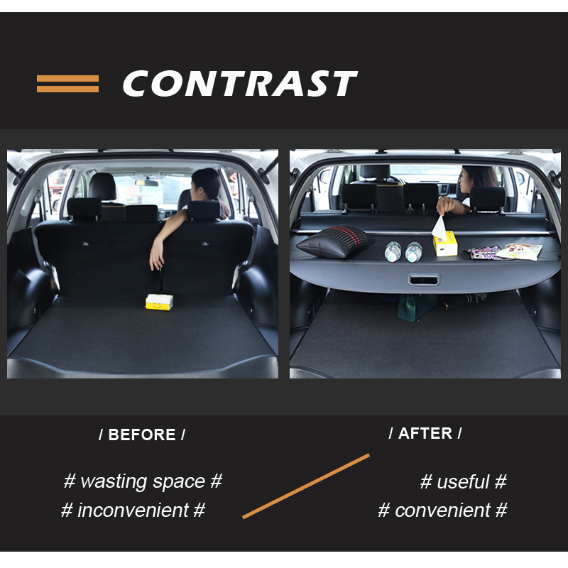 Trunk Parcel Shelf Cover for Mercedes Benz X204 GLK GLK-Class GLK350 GLK300 Retractable Rear Racks Spacer Curtain Accessories