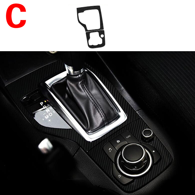 Car Styling Accessories Automobile gear panel decorative stickers For Mazda 3 Axela