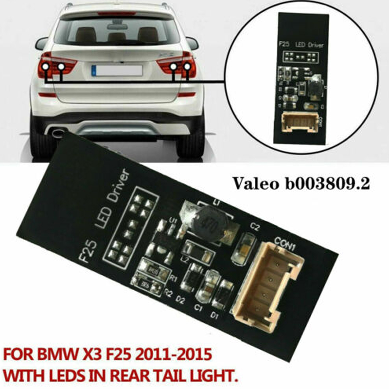 For BMW X3 F25 Tail Light LED Rear Driver B003809.2 Rear Light Plug and Play Replacement Repair Light Board Accessories 2/4pcs