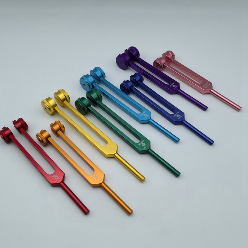 1Set Tuning Fork Set,Tuning Forks For Healing Chakra,Sound Therapy,Keep Body,Mind And Spirit In Perfect Harmony