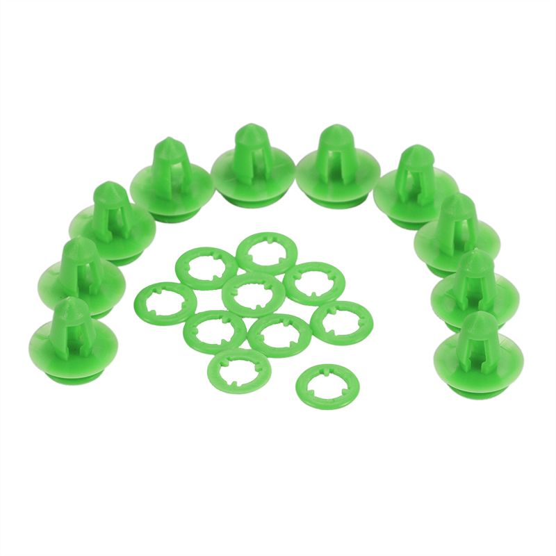 10/50pcs Green Auto Fasteners Car Door Card Trim Panel Clips Rear Tailgate Interior Accessories For Mercedes / VITO VIANO W639