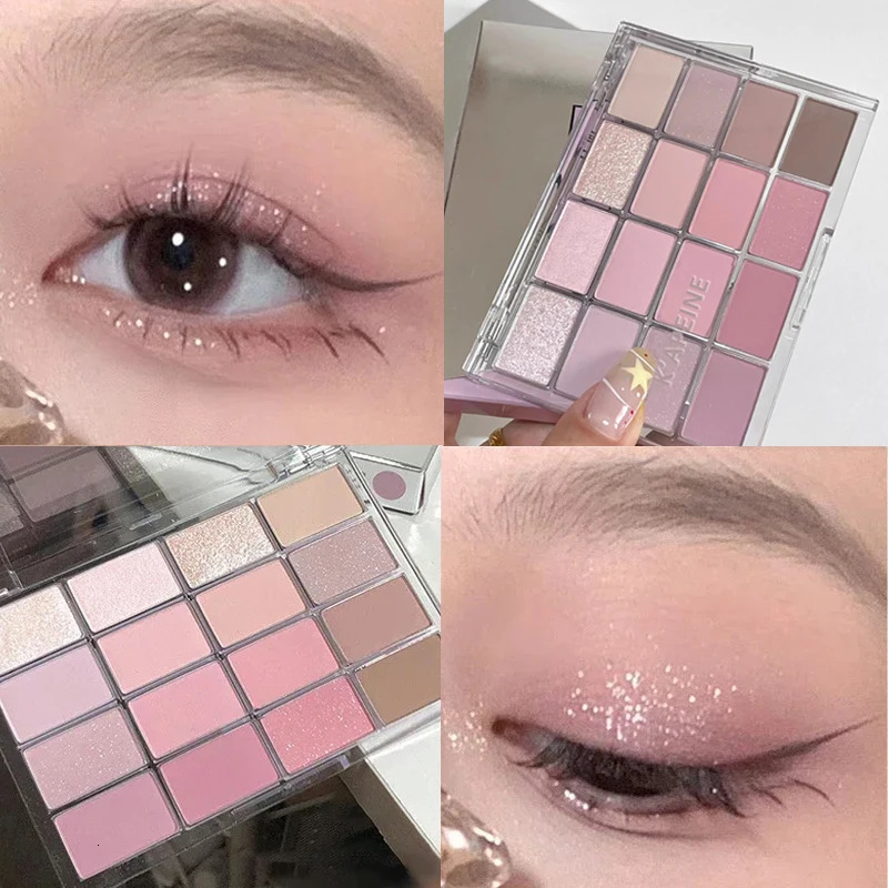 20 Colors Low Saturation Eyeshadow Palette Matte Waterproof Eye Shadow Brown Pink Long Lasting Eyes Makeup Korean Cosmetics 240624