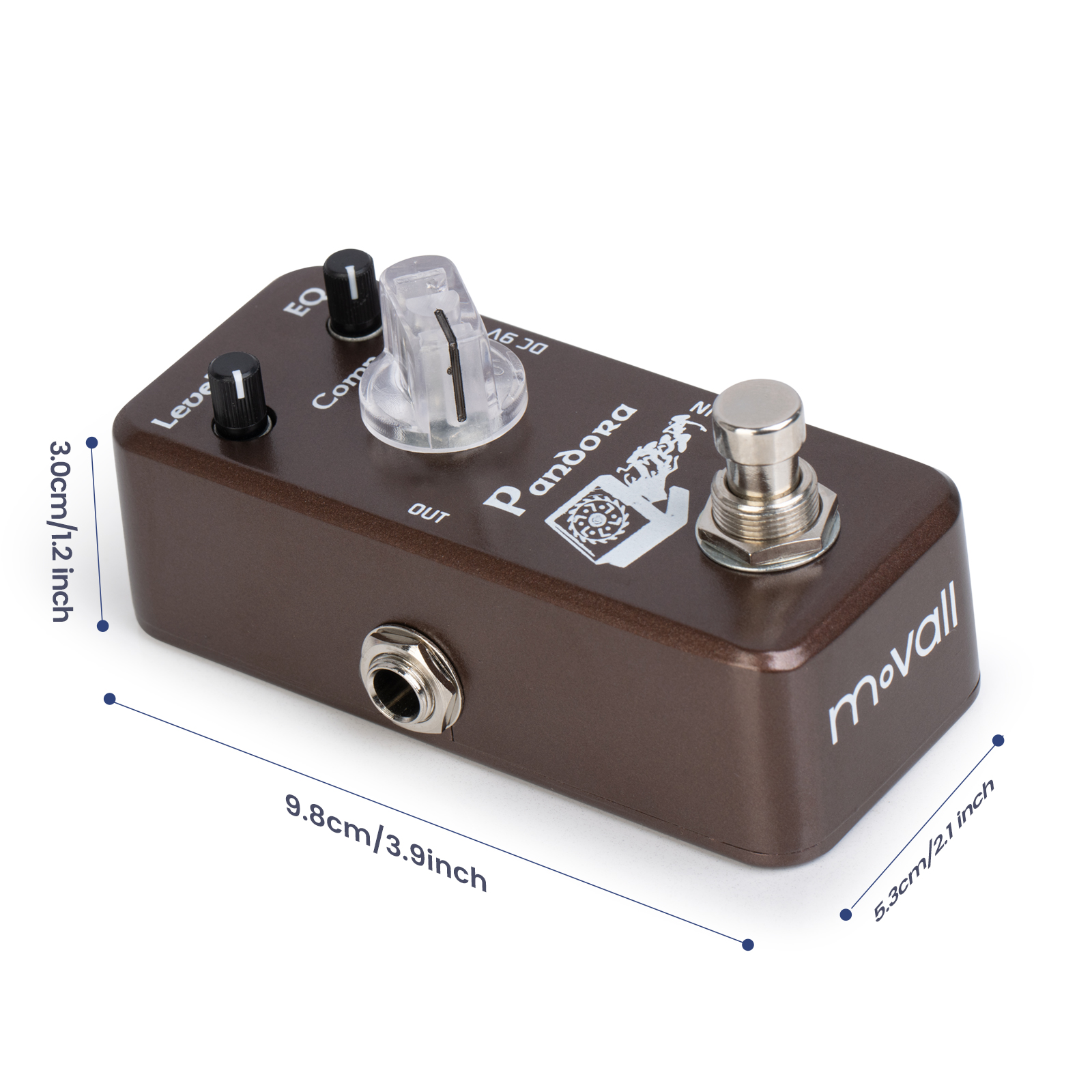 Movall MP-305 Compressor Guitar Effect Pedal Ultimate Comp Mini Pedal True Bypass Electric Guitar Parts & Accessories