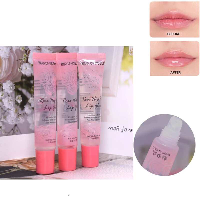 24/36Pcs Clear Gloss Kawaii Plumping Glossy Lip Oil Long Lasting Makeup Lipgloss Set Liquid Lipstick Cosmetic 240621