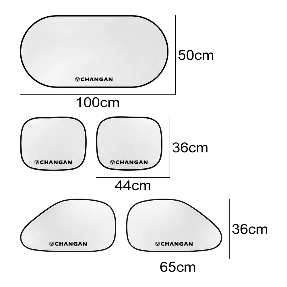 5PCS/Set Car Window Sunshade Cover For Changan CX70 CS95 CS55 CS75 Plus CS35 Filter Bunper CS15 Alsvin 2022 Hunter Accessories