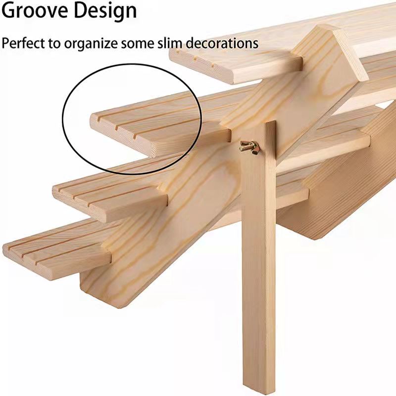 Wooden Earrings Jewelry Storage Stand Display DIY Organizer Ring Necklace Rack Ear Stud Holders Wood Base Props Wholesale Gifts