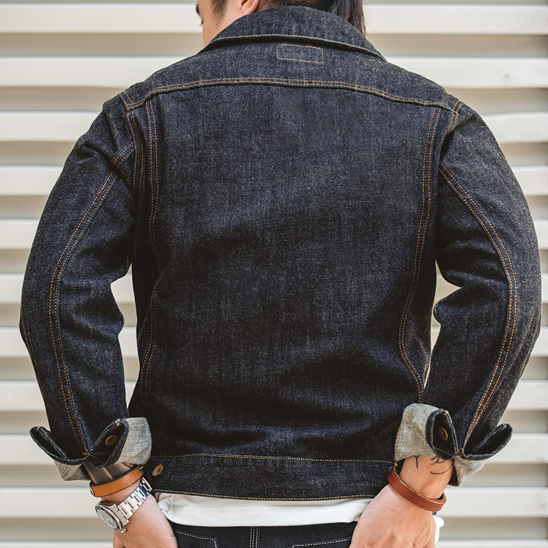 Maden 2023 Workwear Retro Original Denim Jacket Motorcycle Fit Spring and Autumn Coat Men's Trend