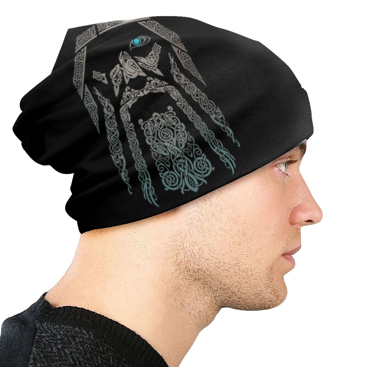 Odin Vikings Valhalla TV Series Beanie Bonnet Knitted Hats Men Women Unisex Norse Mythology Warm Winter Skullies Beanies Cap