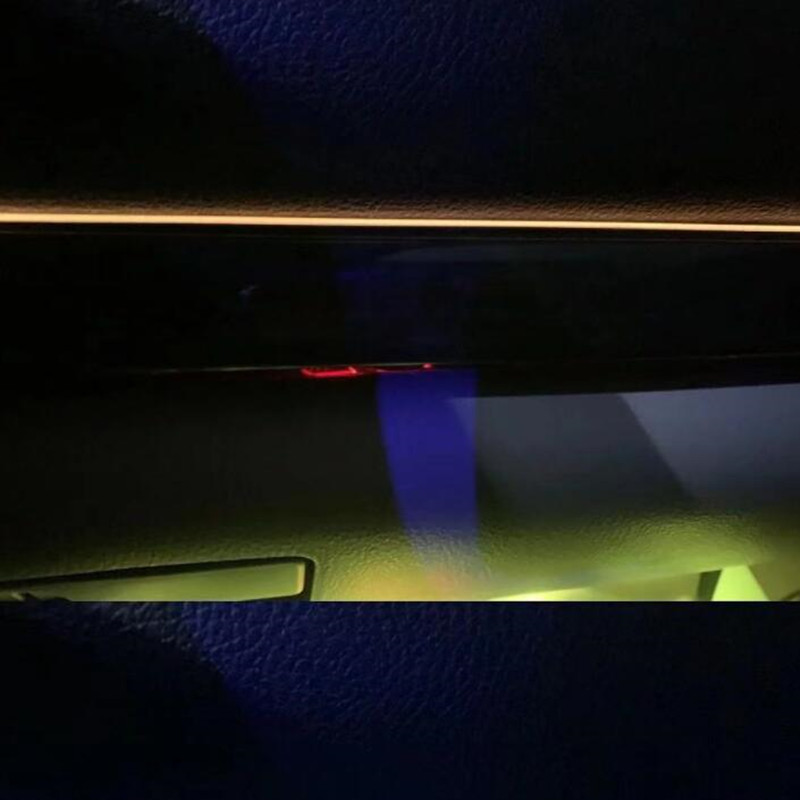 6 in 1 RGB LED Atmosphere Car Light Interior Ambient Light 6M Acrylic Optical fiber Strips by App Control DIY Music Universal