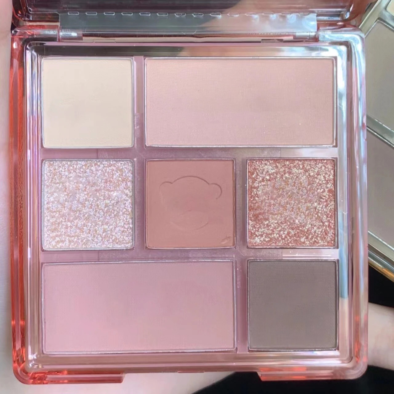 7-Color Eye Shadow Palette Low Saturation Full Matte Korean Eye Makeup Grey Rose Long Lasting Nude Earth Color Eye Pigment 240624