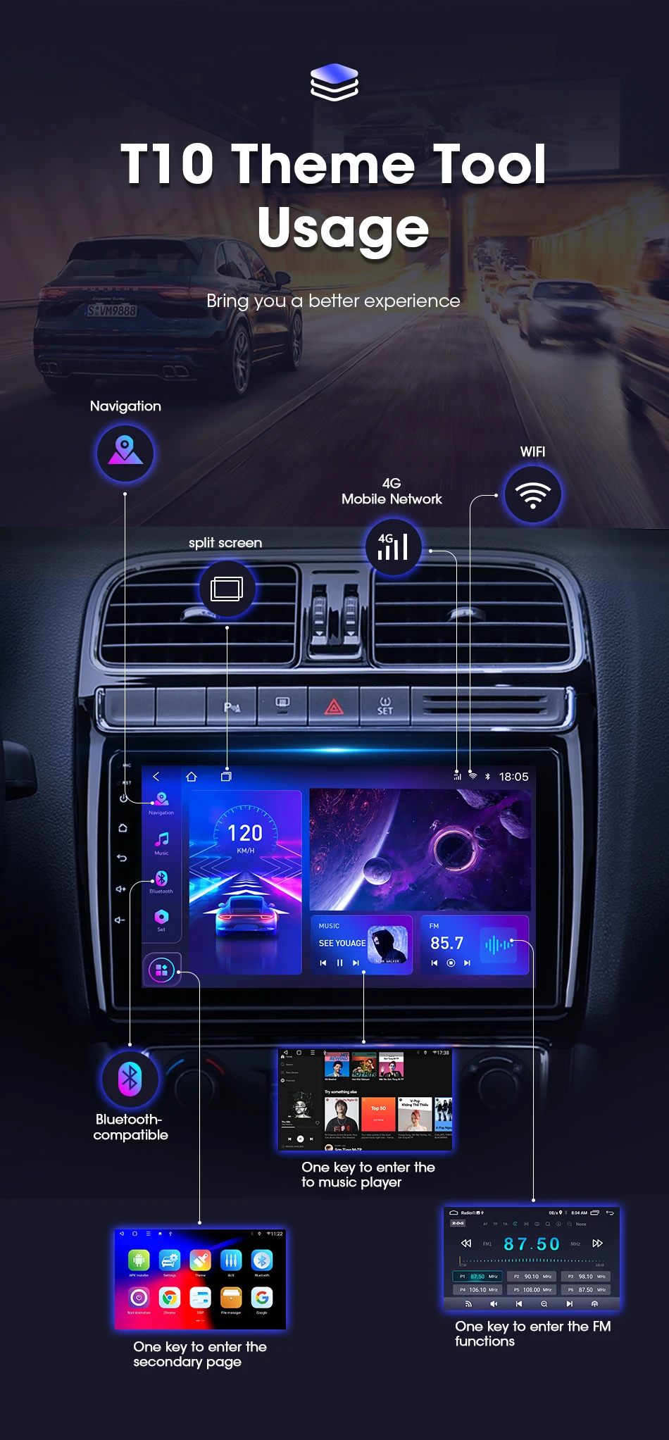 JMCQ 9" Car Radio Stereo For Volkswagen VW POLO 5 Sedan 2008 - 2023 Android 12 Carplay Multimidia Video Player Navi Head Unit EQ