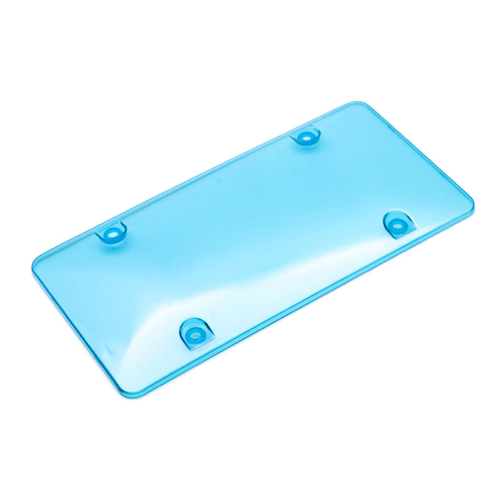 Tinted flat License Plate Cover Shield Tag Protector Frame for Car Auto