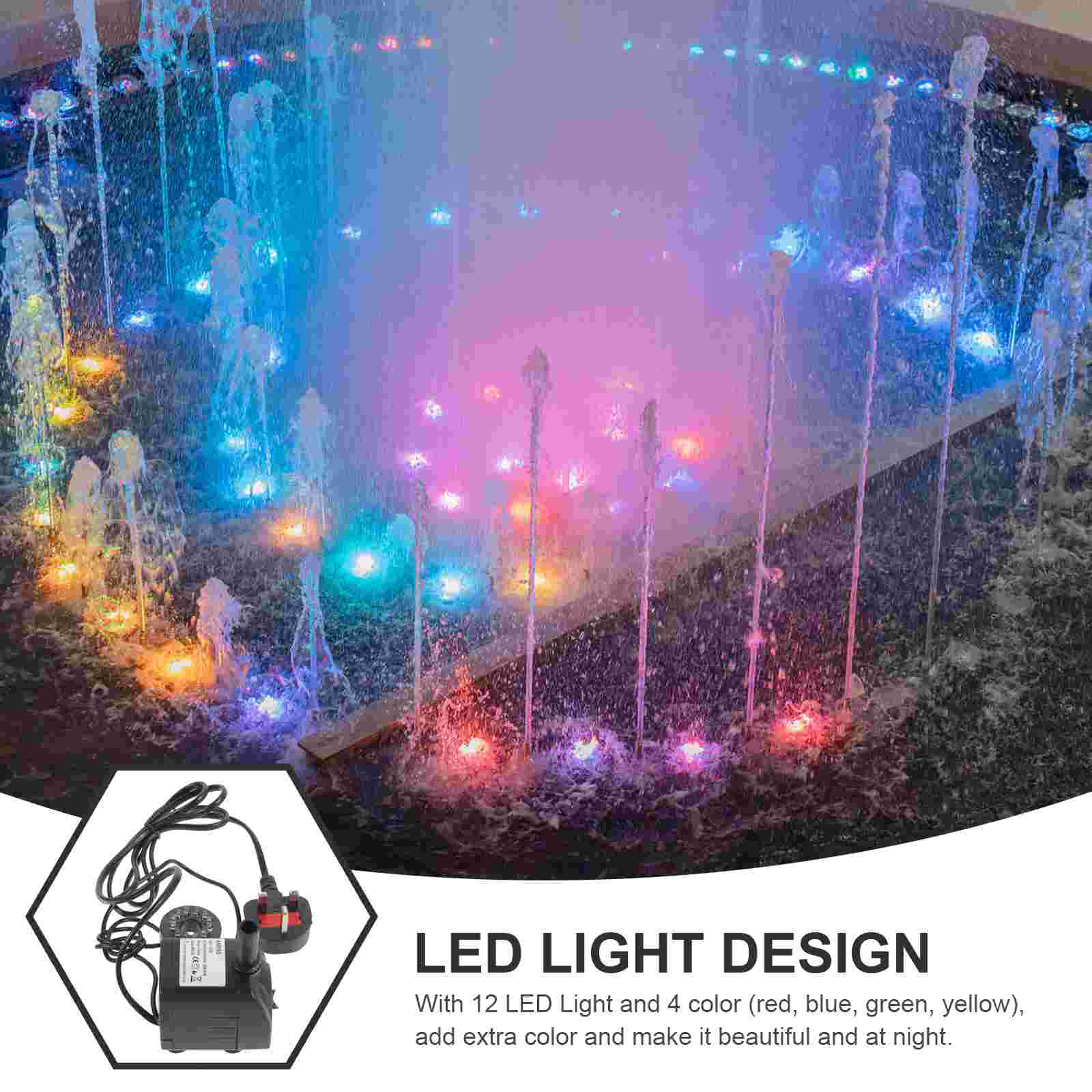 10 W Pump Water 12v Aquarium with Filter Motor for Source Submersible 220v Fountain Pond Fish Tank