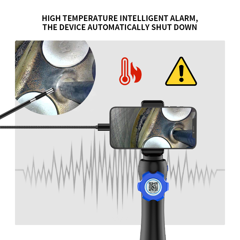 HD 1080P Mini Endoscope Camera Waterproof Endoscope Borescope Adjustable Industrial Steerable Endoscope for iPhone Android PC