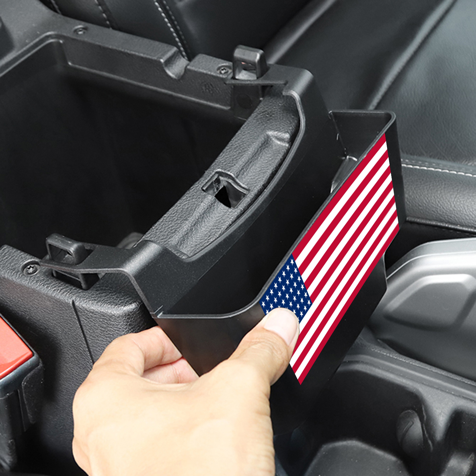 Car Center Console Armrest Storage Box Organizer Tray for Jeep Wrangler JL Gladiator JT 2018-2023 Stowing Tidying Accessories