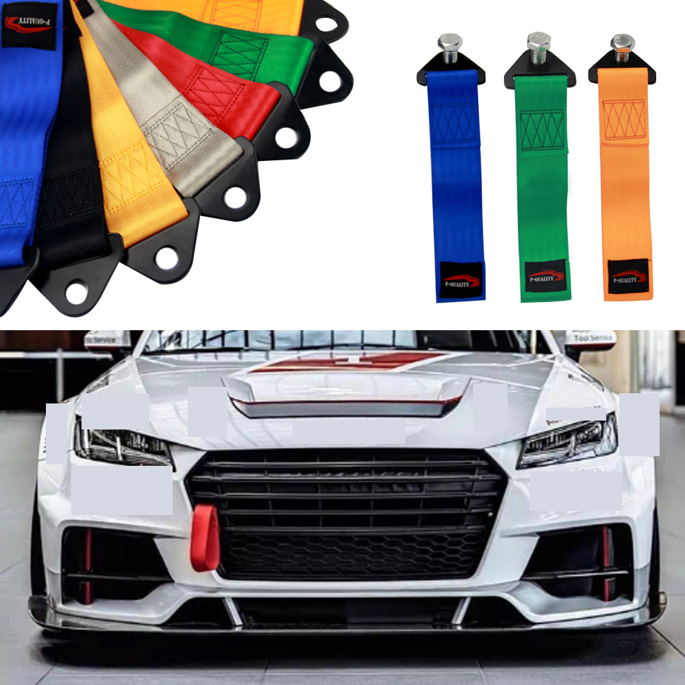 Universal Tow rope& Tow Strap Racing Drift Rally Emergency Tool ( Red / Blue / Green/ Black / Orange / Gray ) WX-TR81