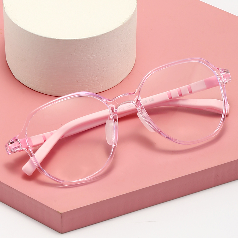Anti Blue Light Kids Glasses Square Children Boy Girls Computer Transparent Blocking Reflective Eyeglasses silicone Soft Frame