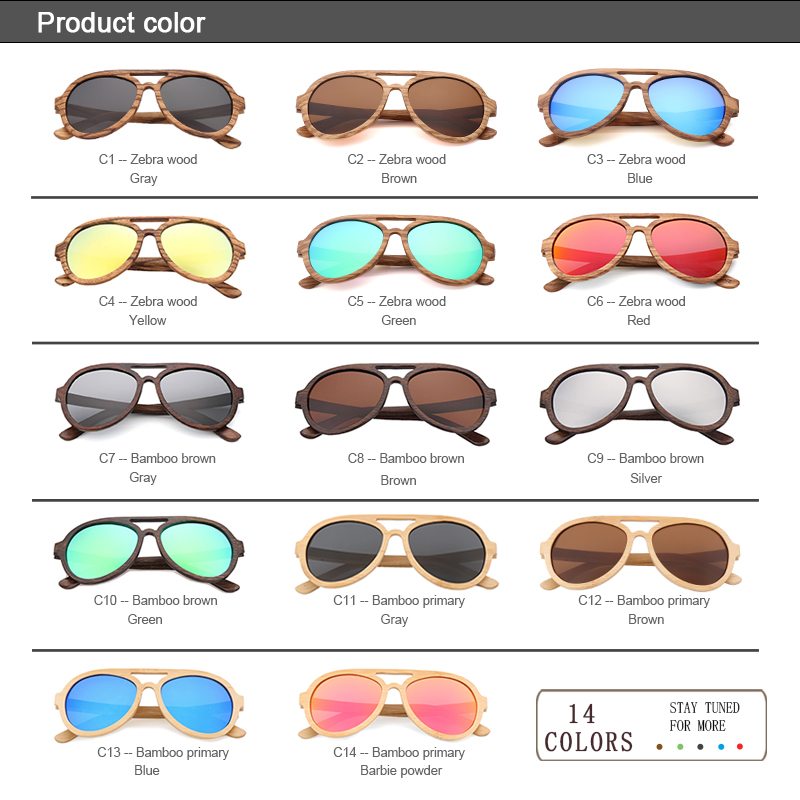 2022 Men's Polarized Driving Sunglasses Zebra Wood Sunglasses Men UV400 Vintage Luxury Designer Wooden Man Glasses