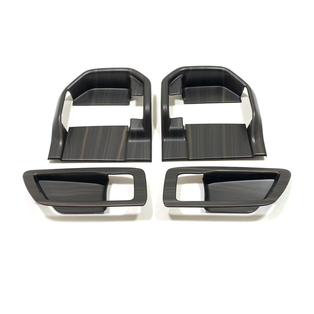 For Toyota Sienna 2021 2022 Interior Accessories ABS Peach Rear Seat Armrest Cover Inner Door Handle Bowl Armrest Panel