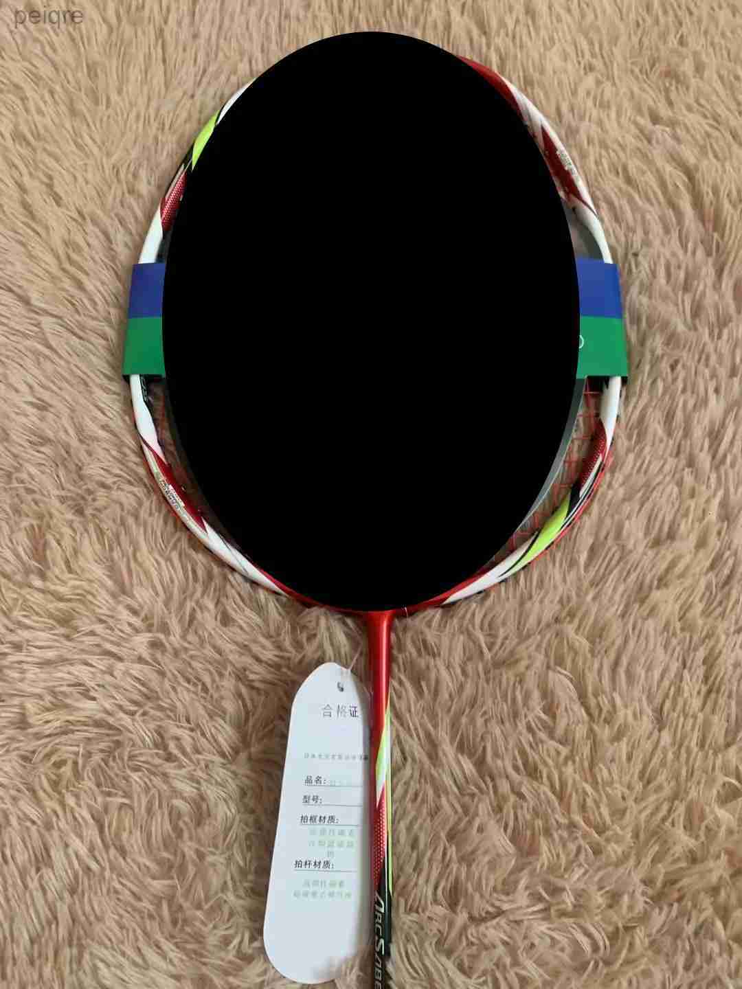 Badminton Rackets Badminton Rackets Advanced Durable 4u5u Badminton Racket Professional And Durable All Carbon Aurora Bow And Training Racket 231102