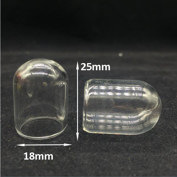 10pieces 50*18mm 38*25mm 30*20mm 25*18mm Tube Bell Shape Glass Globes Locket Pendant Wishing Bottle Vial Pendant Jewelry Finding