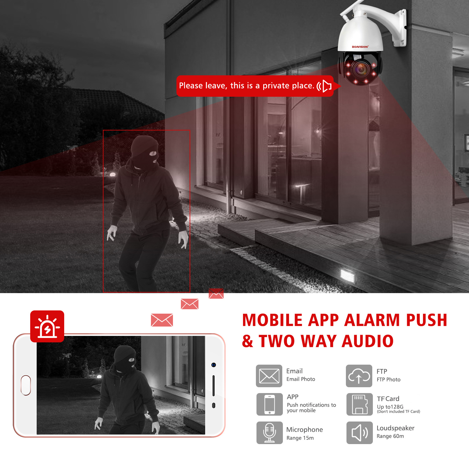 30X ZOOM PTZ IP Camera 5MP POE Outdoor Waterproof Mini Speed Dome Camera Human Auto Tracking WIFI CCTV Security Camera