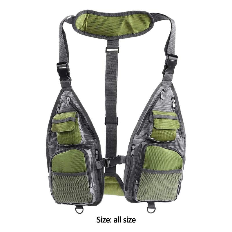 Outdoor Motorcycle Riding Vest Breathable Padded Fishing Life Vest Superior Bearing Life Safety Jacket Sailing Waistcoat Utility