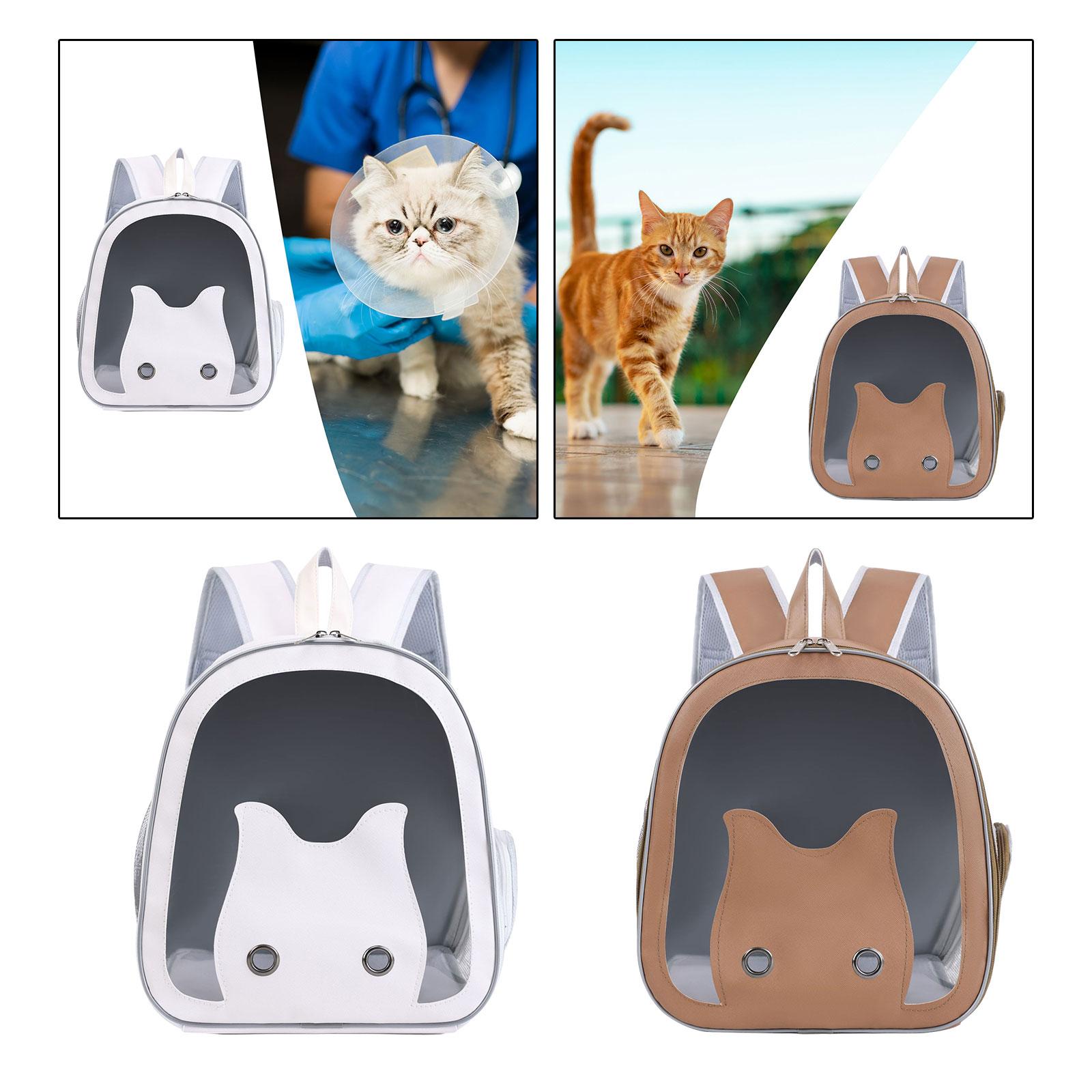 Dog Backpack Carrier for Small Medium Dogs Cats Ventilation Pet Capsule Knapsack Pet Hiking Backpack for Travel Camping Fishing