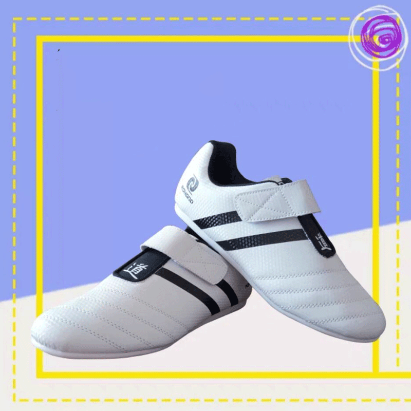 Taekwondo Shoes Breathable Kung Fu Wu Shu Karate Shoes Taekwondo Training Road Shoes for Adult Child White Sneaker For Men Women