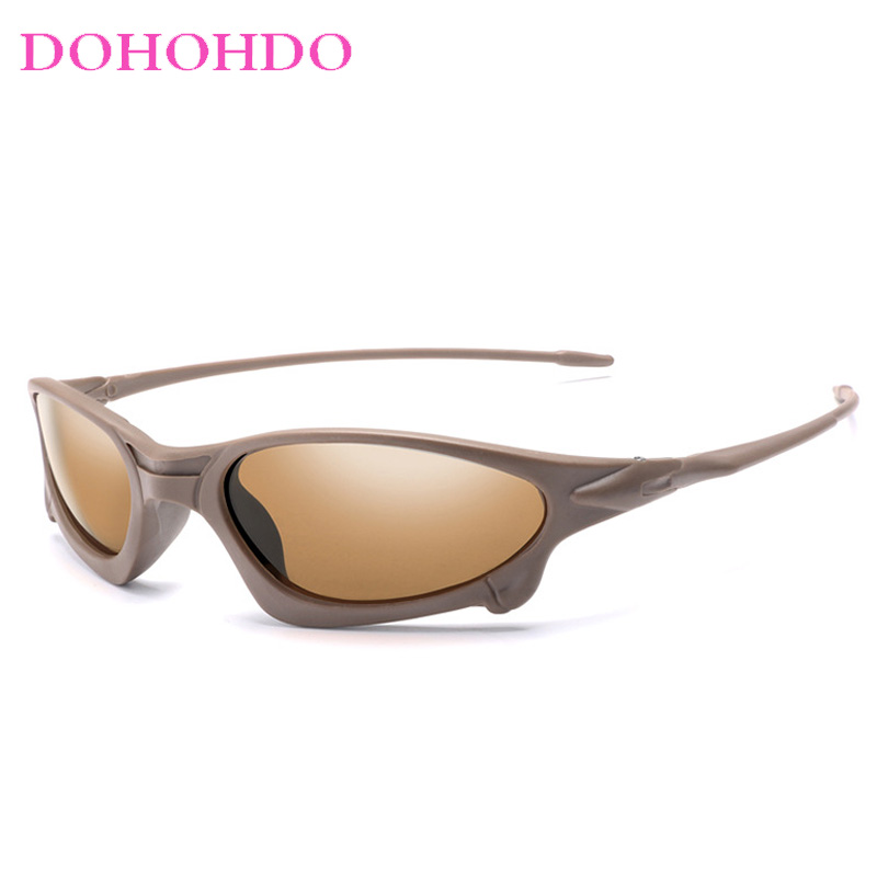 DOHOHDO Brand Design Polarized Sunglasses Men's Driving Sun Glasses Small Size Unique Frame Outdoor Sports Goggles Eyewear UV400