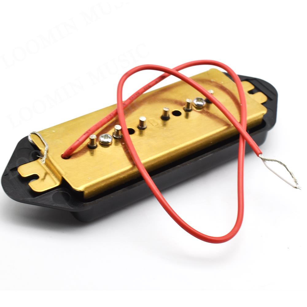 Alnico 5 P90 Guitar Single Coil Pickup Dog Ear Soapbar Pickup Neck Bridge Pickup for Electric Guitar