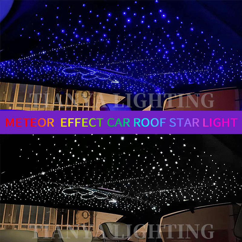 10w Meteor Twinkle Car Star Roof Light Starry Sky Ceiling Light Home Interior Romantic Night Lamp LED Auto Fiber Optic Lighting