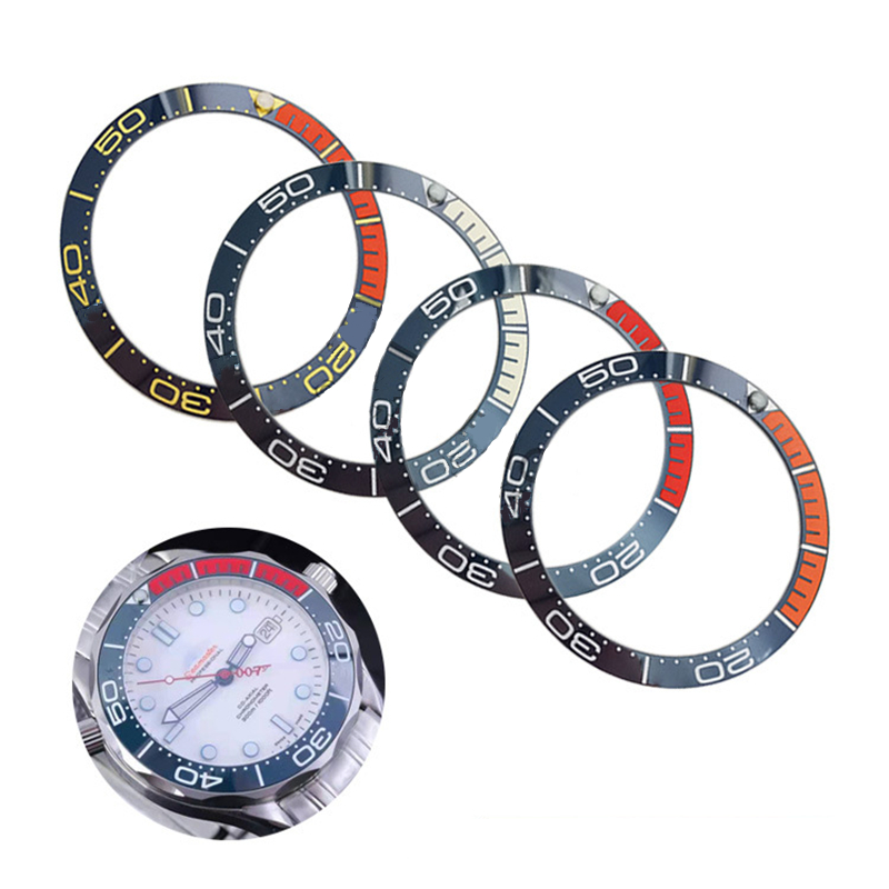 38-30.8 mm Colorful Ceramic Bezel Insert for 41 mm Dial Bezel Watch Face Watches Replace Accessories Parts