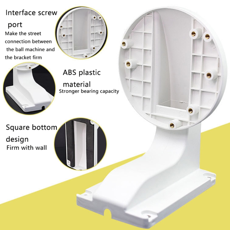 Indoor/Outdoor ABS Wall Mount Bracket for Dome PTZ Camera and Better Security, 6.89inches Height 11UB