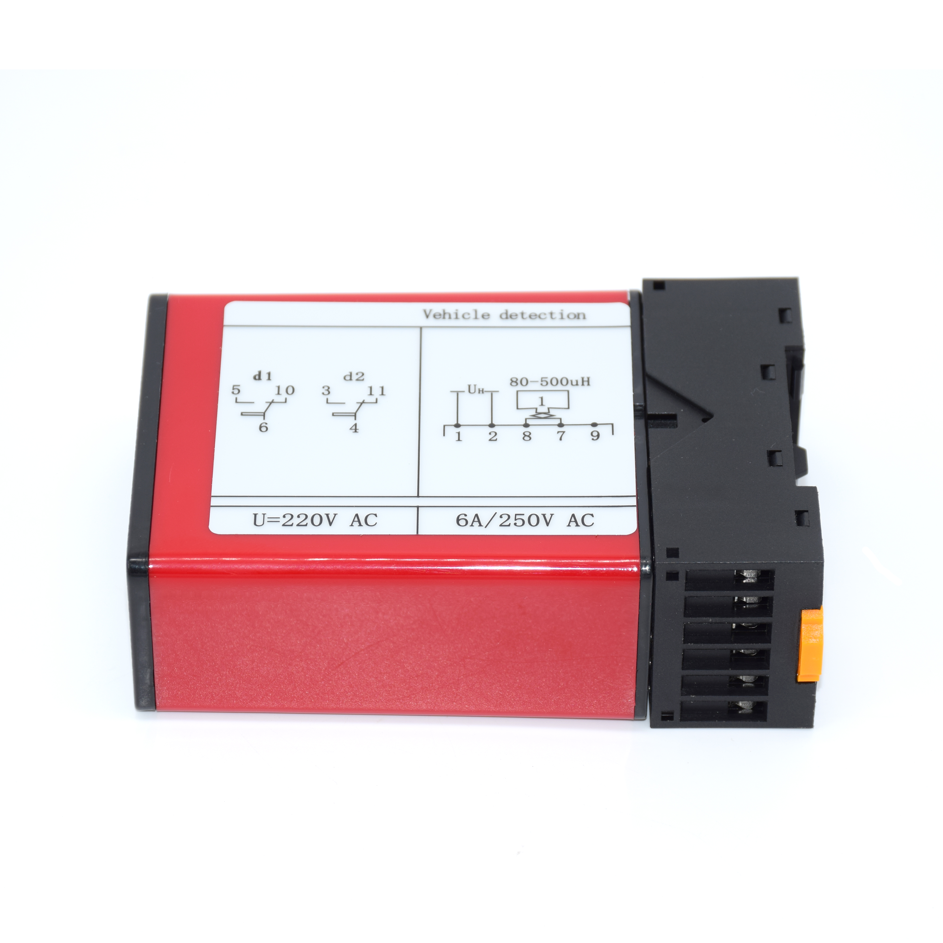 AC220V Traffic Inductive Loop Vehicle Detector Signal Control For Car Parking System