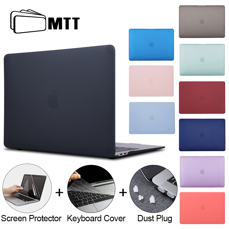 MTT Crystal Matte Case For Macbook Air 13.6 M2 2022 A2681 Pro 13 14 15 16 inch M1 Laptop Hard Cover Case A2442 A2485 A2337 A2338