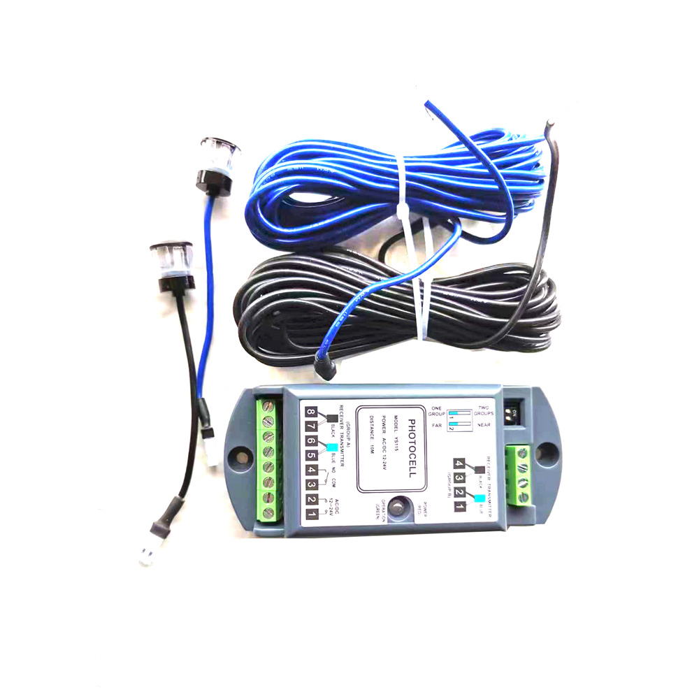 Photoelectric Beam Sensor 10m 90-degree infrared electronic Safety Light automatic door safety beam sensor (Single Beam)