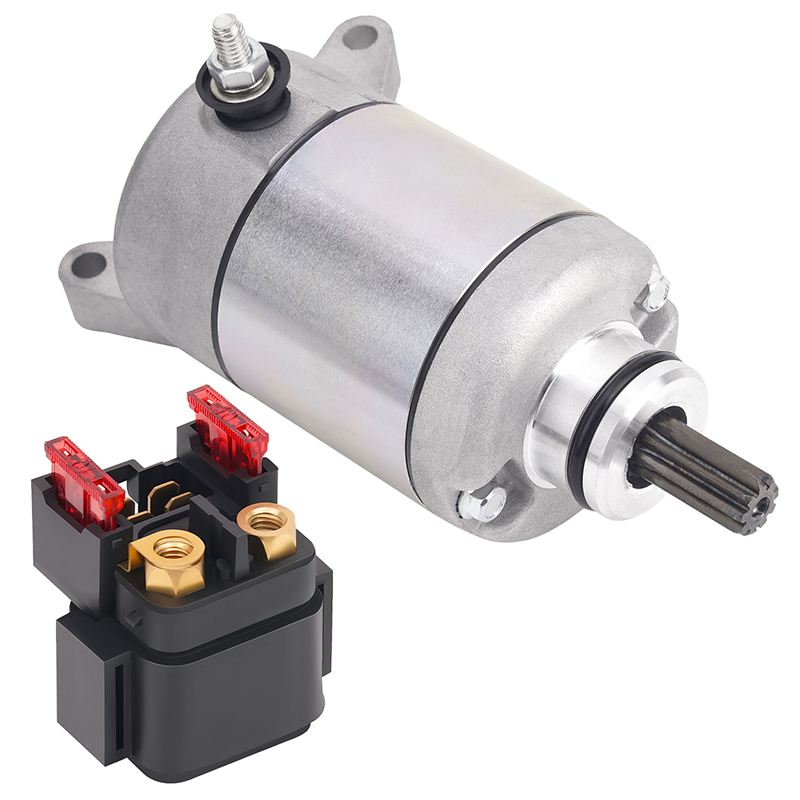 Motorcycle Parts Starter Motor & Relay For Yamaha YFZ450 YFZ450LE YFZ450SE YFZ450SP YFZ450V YFZ 450 LE SE SP 5TG-81890-00-00
