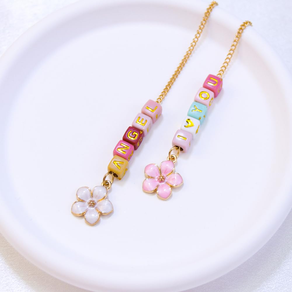 DIY Letter Charm Set for Stanley Cup, Name ID Personalized Handle Charm for Stanley Tumbler Accessories