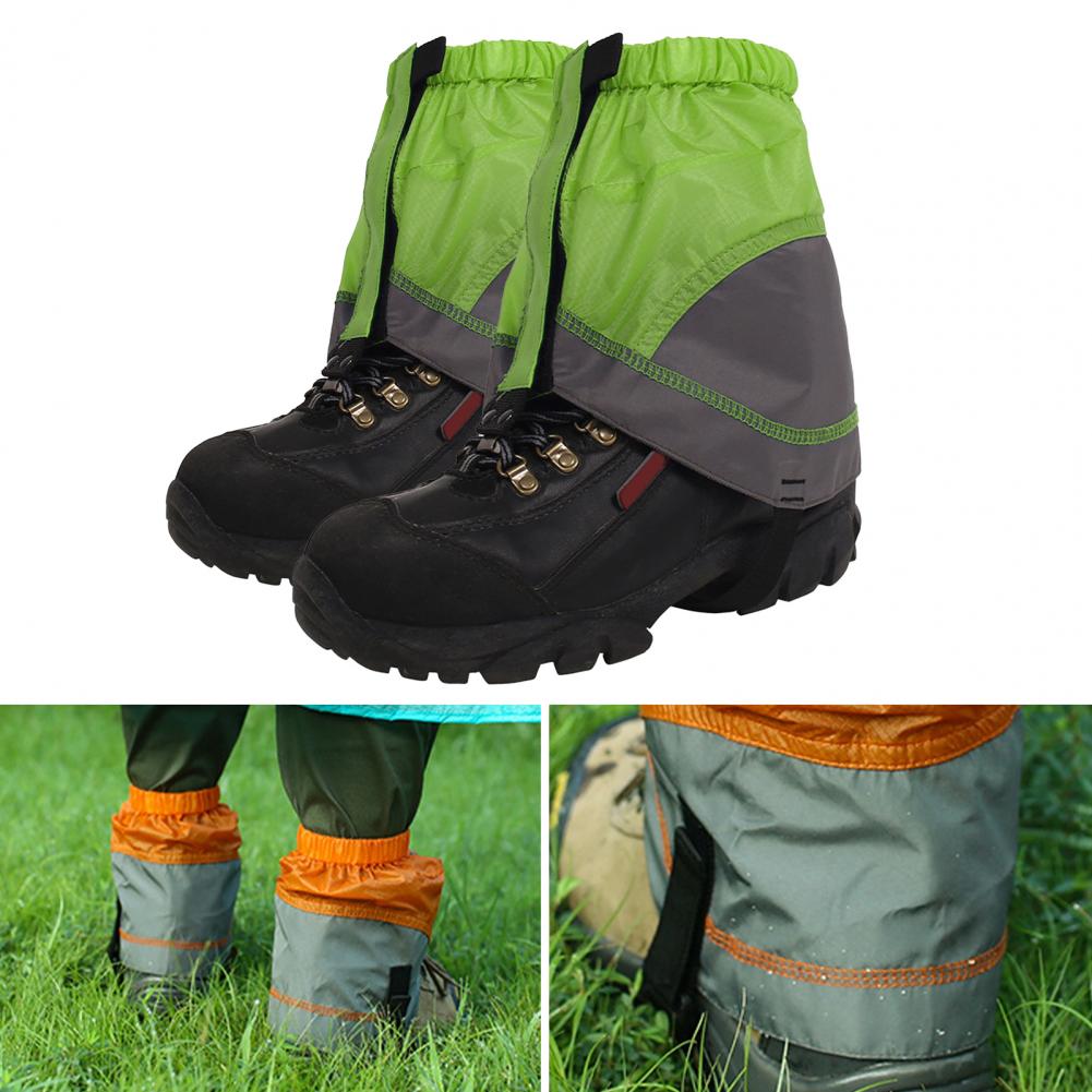 Waterproof Boot Gaiters Waterproof Leg Gaiters for Outdoor Enthusiasts Adjustable Lightweight Low Ankle Guards for Boots Shoes