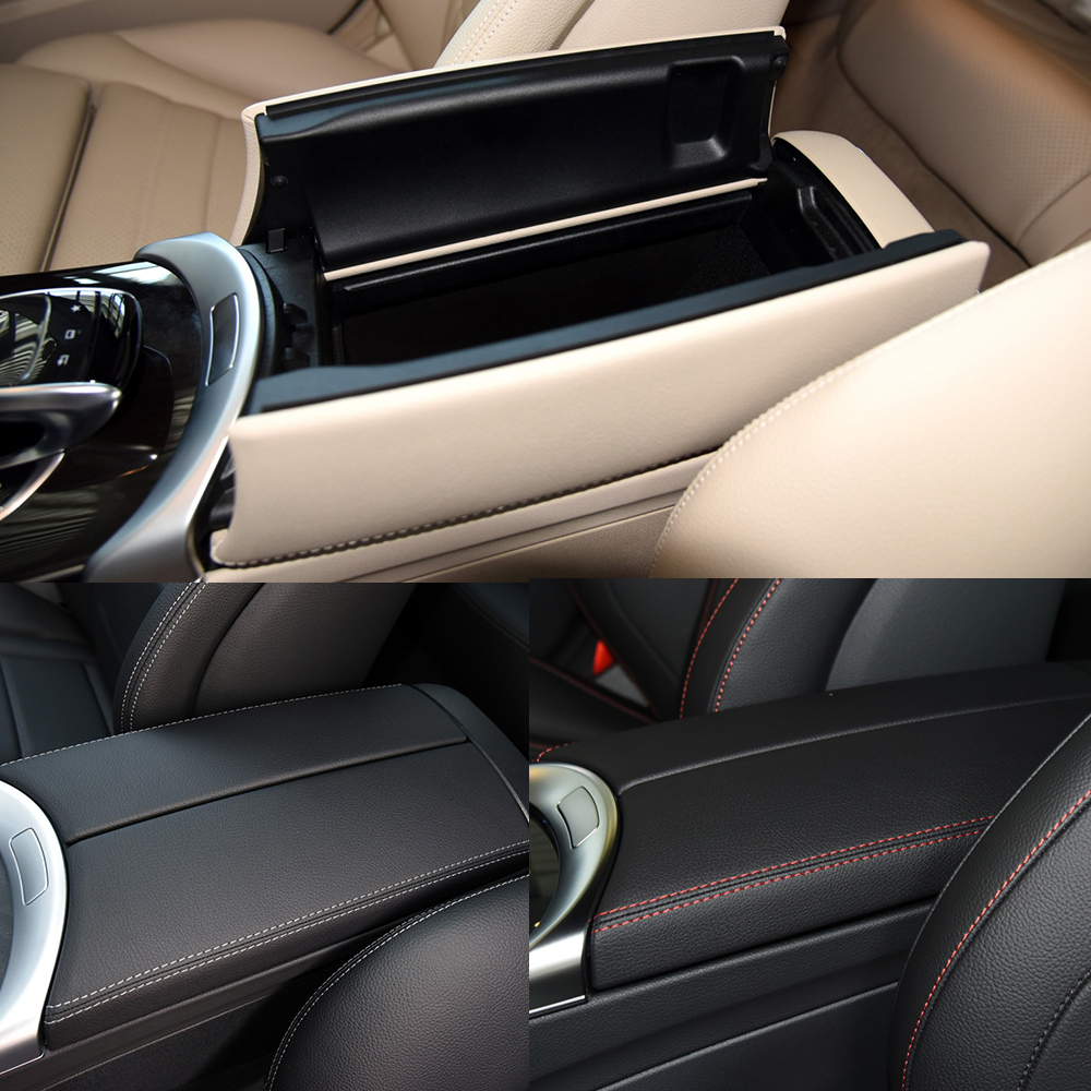Car Center Front Floor Console Lid Armrest Box Cover For Mercedes Benz C GLC Class W205 X253 C200 C300 GLC300 2056808804