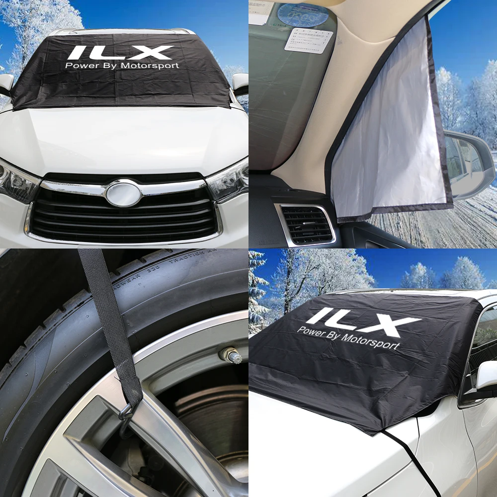 Car Windshield Sunshade Snow Cover Windscreen Sun Shade Waterproof Auto Exterior Accessories For Acura RDX MDX Aspec ILX TLX